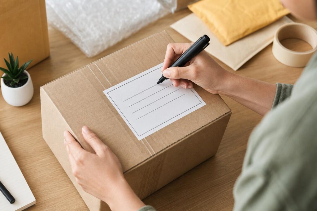 Comment mettre l'adresse sur un colis : la méthode claire qui évite les retours