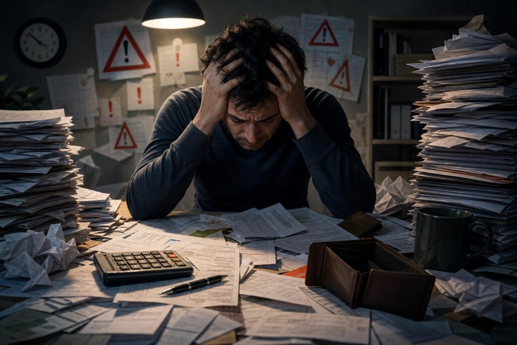 Je suis endetté jusqu'au cou : comment s'en sortir vraiment sans aggraver la situation ?