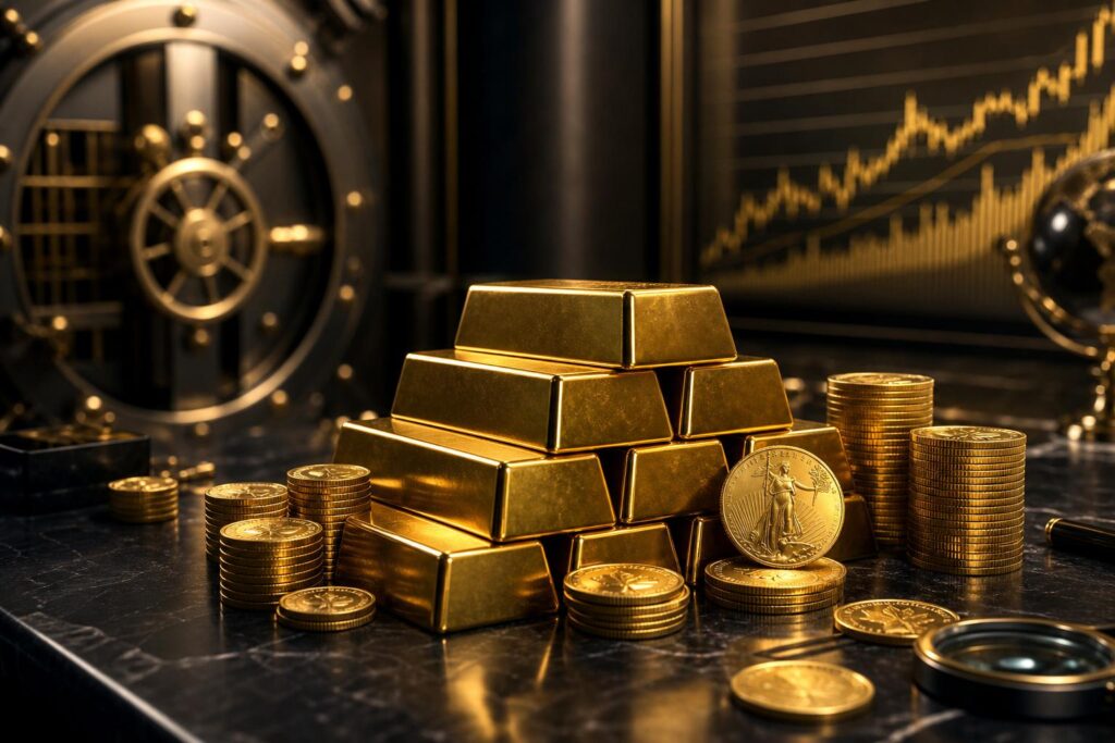 Lingot ou pièces d’or : le choix qui optimise vos coûts et la revente, guide clair et comparatif